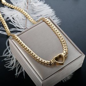 Stainless Steel Gold-Plated Necklace Jewelry for Women